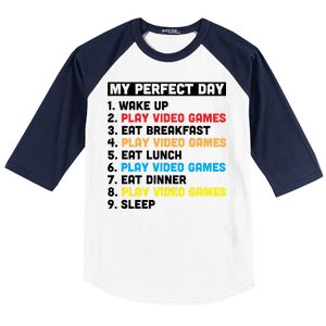 My Perfect Day Baseball Sleeve Shirt