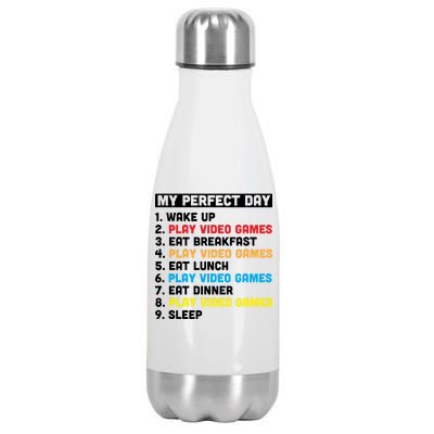 My Perfect Day Stainless Steel Insulated Water Bottle