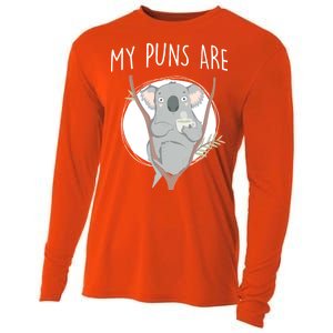 My Puns Are Koala Tea Cooling Performance Long Sleeve Crew