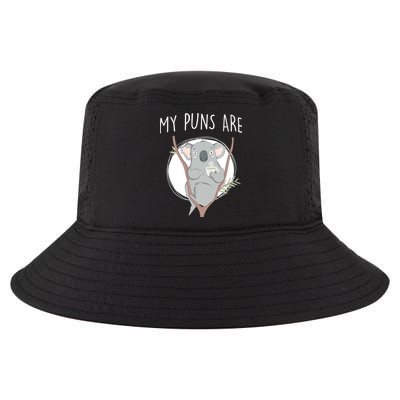 My Puns Are Koala Tea Cool Comfort Performance Bucket Hat