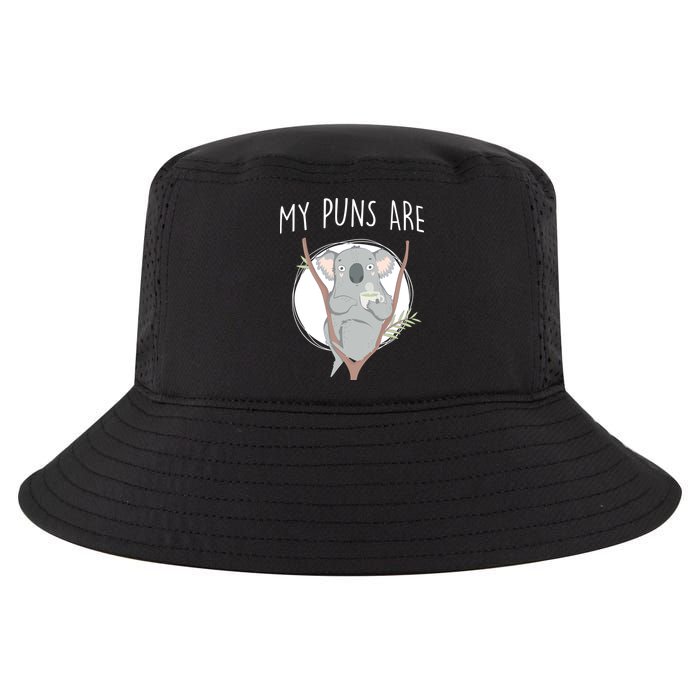 My Puns Are Koala Tea Cool Comfort Performance Bucket Hat