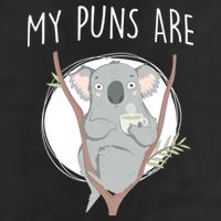 My Puns Are Koala Tea Cool Comfort Performance Bucket Hat