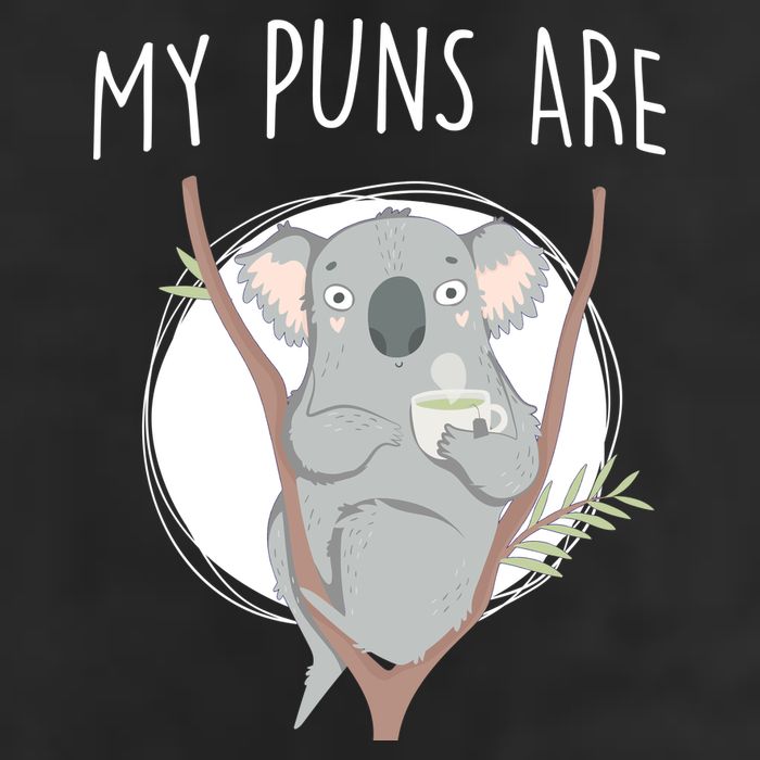 My Puns Are Koala Tea Cool Comfort Performance Bucket Hat