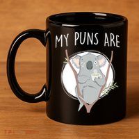 My Puns Are Koala Tea 11oz C Handle Ceramic Mug