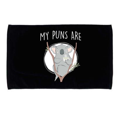 My Puns Are Koala Tea Microfiber Hand Towel