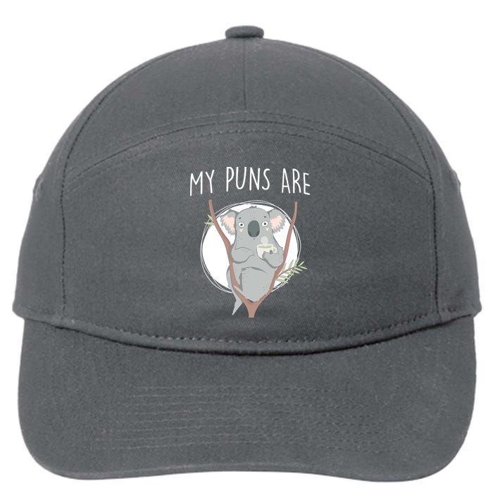 My Puns Are Koala Tea 7-Panel Snapback Hat