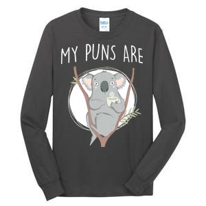 My Puns Are Koala Tea Tall Long Sleeve T-Shirt