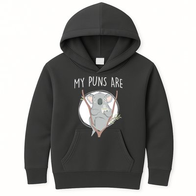 My Puns Are Koala Tea Kids Hoodie