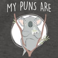 My Puns Are Koala Tea Vector Backpack