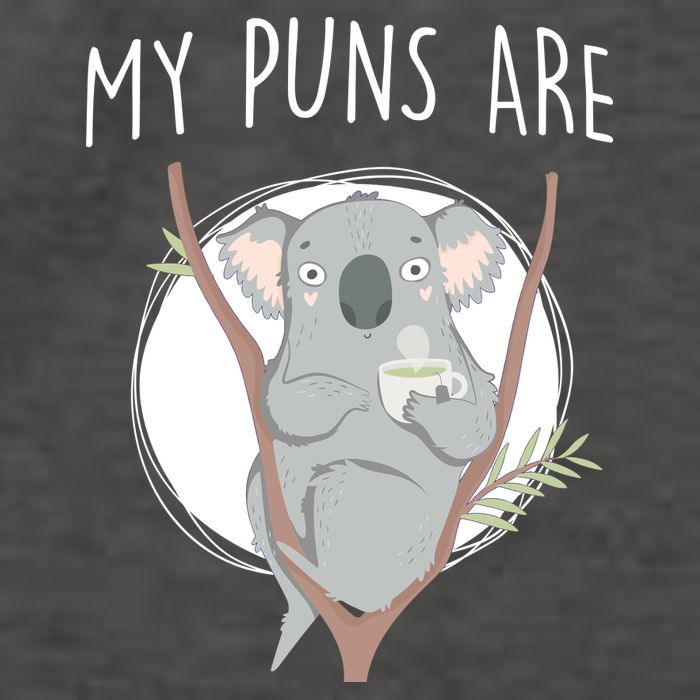 My Puns Are Koala Tea Vector Backpack