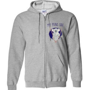 My Puns Are Koala Tea Full Zip Hoodie