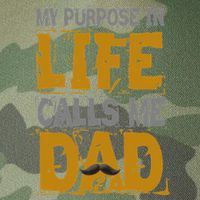My purpose in life - calls me Dad Legacy Tie Dye Trucker Hat