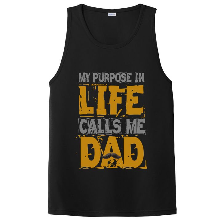 My purpose in life - calls me Dad PosiCharge Competitor Tank
