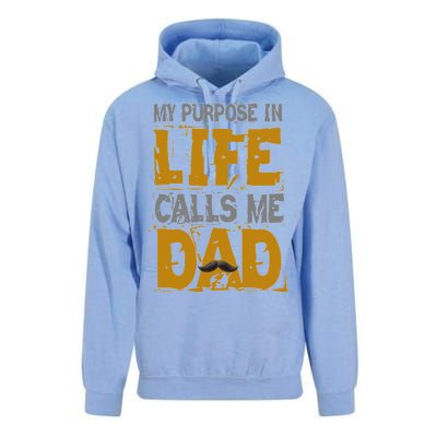 My purpose in life - calls me Dad Unisex Surf Hoodie