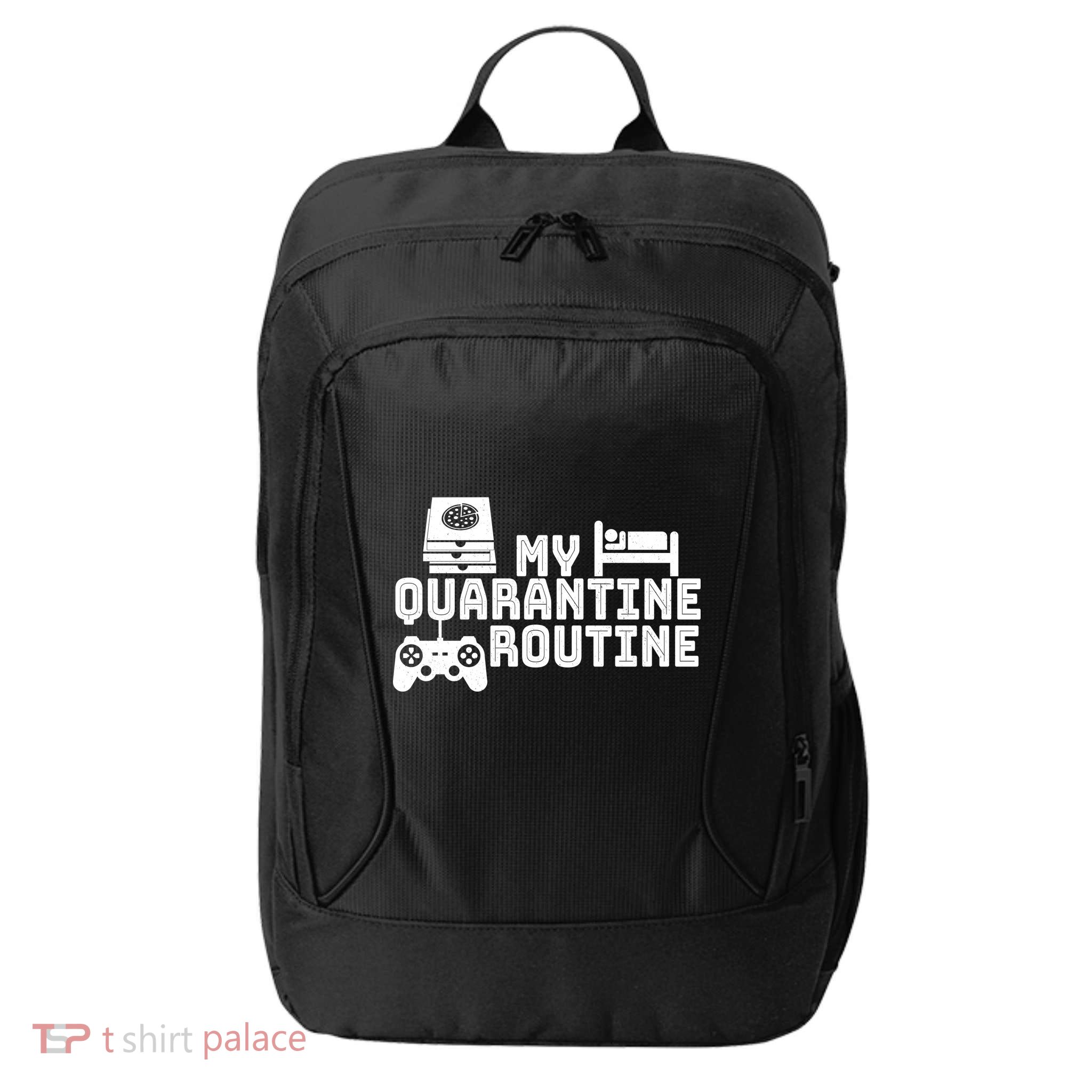 My Quarantine Routine City Backpack