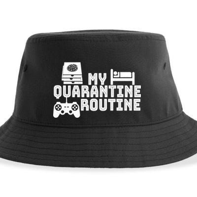 My Quarantine Routine Sustainable Bucket Hat