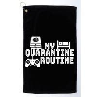 My Quarantine Routine Golf Towel