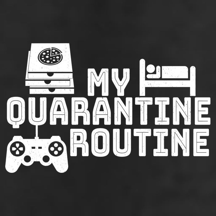 My Quarantine Routine Golf Towel