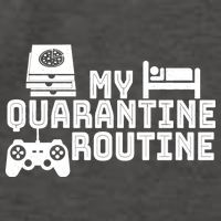 My Quarantine Routine Vector Backpack