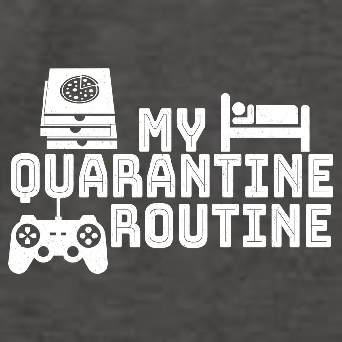 My Quarantine Routine Vector Backpack