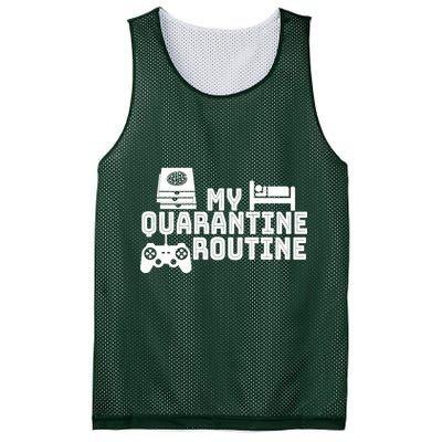 My Quarantine Routine Mesh Reversible Basketball Jersey Tank