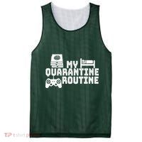 My Quarantine Routine Mesh Reversible Basketball Jersey Tank