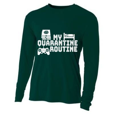My Quarantine Routine Cooling Performance Long Sleeve Crew