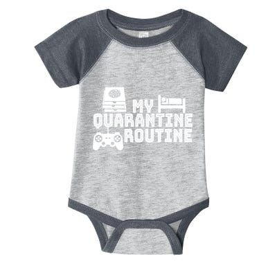 My Quarantine Routine Infant Baby Jersey Bodysuit