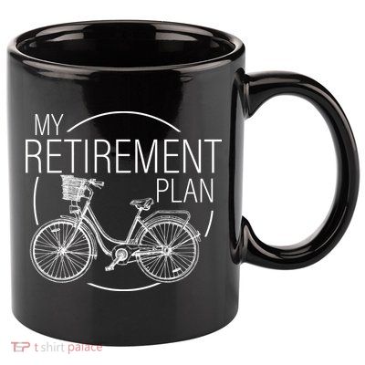My Retirement Plan Cycling 11oz C Handle Ceramic Mug