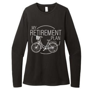 My Retirement Plan Cycling Womens CVC Long Sleeve Shirt