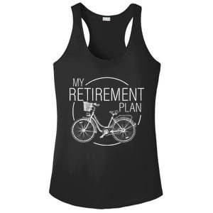 My Retirement Plan Cycling Ladies PosiCharge Competitor Racerback Tank