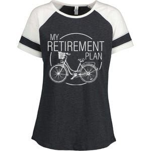 My Retirement Plan Cycling Enza Ladies Jersey Colorblock Tee