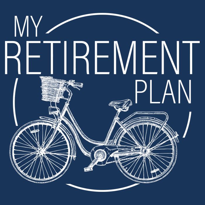 My Retirement Plan Cycling 7 Panel Mesh Trucker Snapback Hat