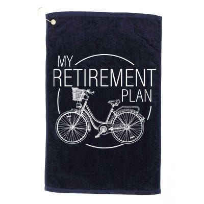 My Retirement Plan Cycling Golf Towel