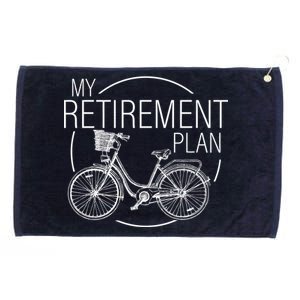 My Retirement Plan Cycling Grommeted Golf Towel