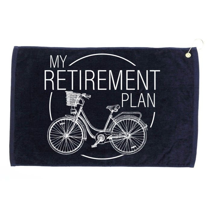 My Retirement Plan Cycling Grommeted Golf Towel