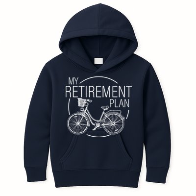 My Retirement Plan Cycling Kids Hoodie