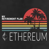 My Retirement Plan Ethereum 7 Panel Mesh Trucker Snapback Hat