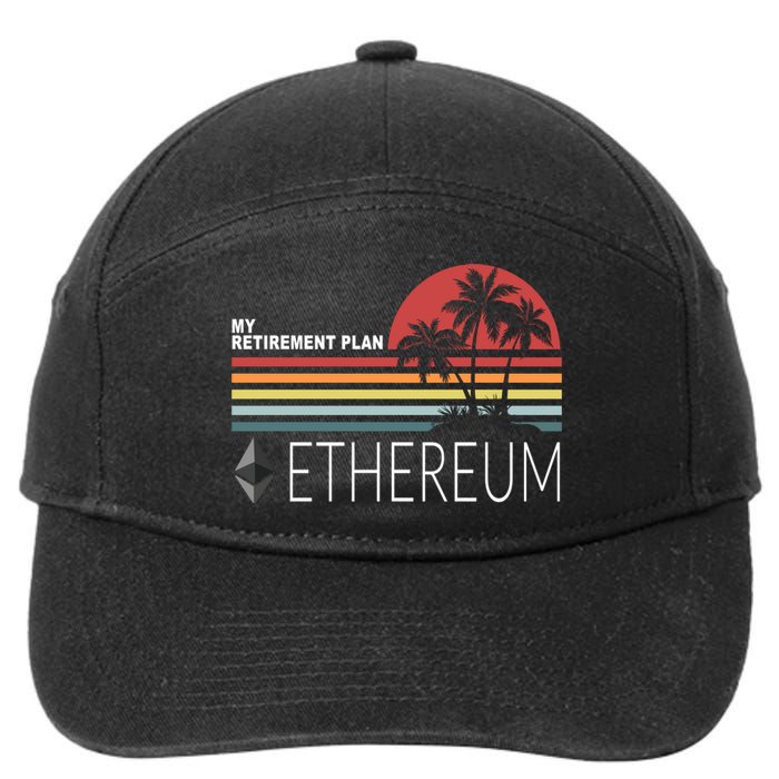 My Retirement Plan Ethereum 7-Panel Snapback Hat