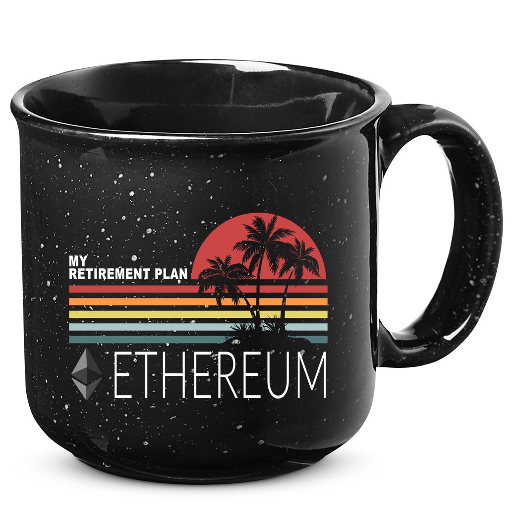 My Retirement Plan Ethereum 15oz Campfire Ceramic Mug