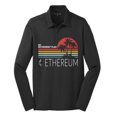 My Retirement Plan Ethereum Silk Touch Performance Long Sleeve Polo