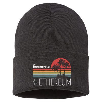 My Retirement Plan Ethereum Sustainable Knit Beanie