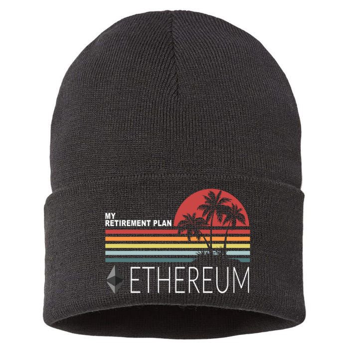 My Retirement Plan Ethereum Sustainable Knit Beanie