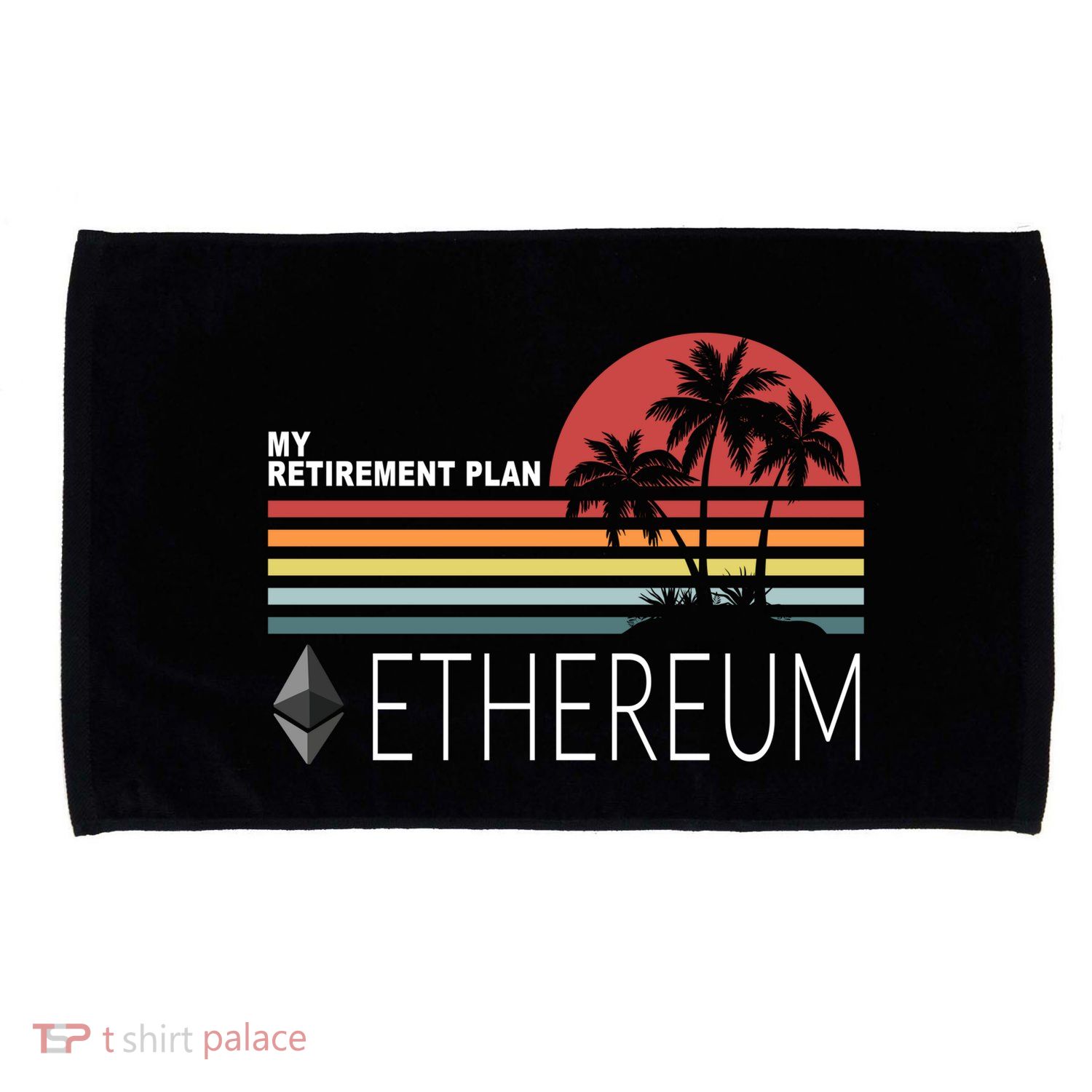 My Retirement Plan Ethereum Microfiber Hand Towel