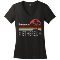 My Retirement Plan Ethereum Women's V-Neck T-Shirt