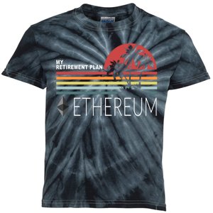 My Retirement Plan Ethereum Kids Tie-Dye T-Shirt