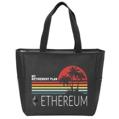 My Retirement Plan Ethereum Zip Tote Bag