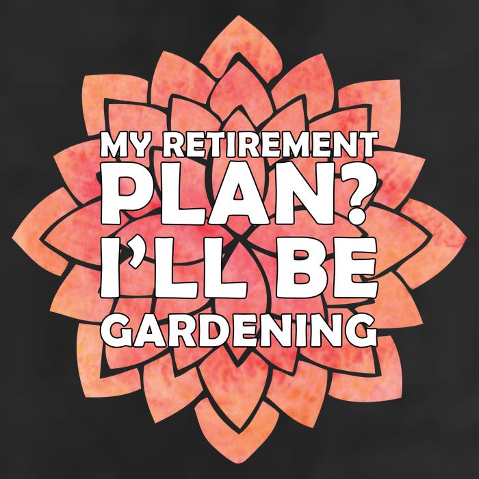 My Retirement Plan I'll Be Gardening 7 Panel Mesh Trucker Snapback Hat