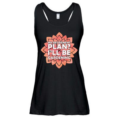 My Retirement Plan I'll Be Gardening Ladies Essential Flowy Tank