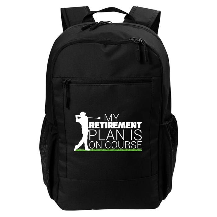My Retirement Plan Is On Course Backpack